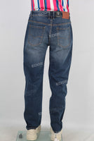 Blue denim jeans men