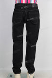 Black slim fit denim jeans