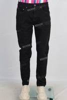 Black skinny denim jeans