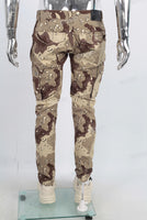 Camouflage Cargo Skinny Jeans Men