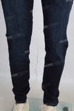 Dark blue skinny denim jeans