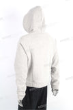 Custom Plus Size Blank Plain Gray Cotton Men Pullover Hoodie