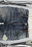 Blue cargo disdress jeans men